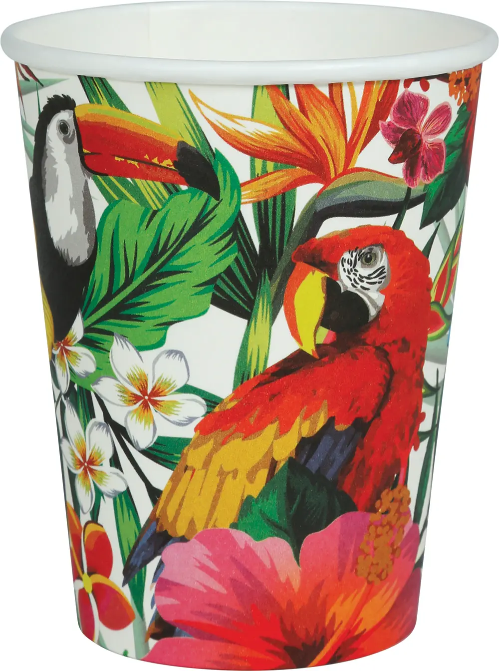 Pose med 6 Hawaii-bægre, 240 ml, 9 cm
