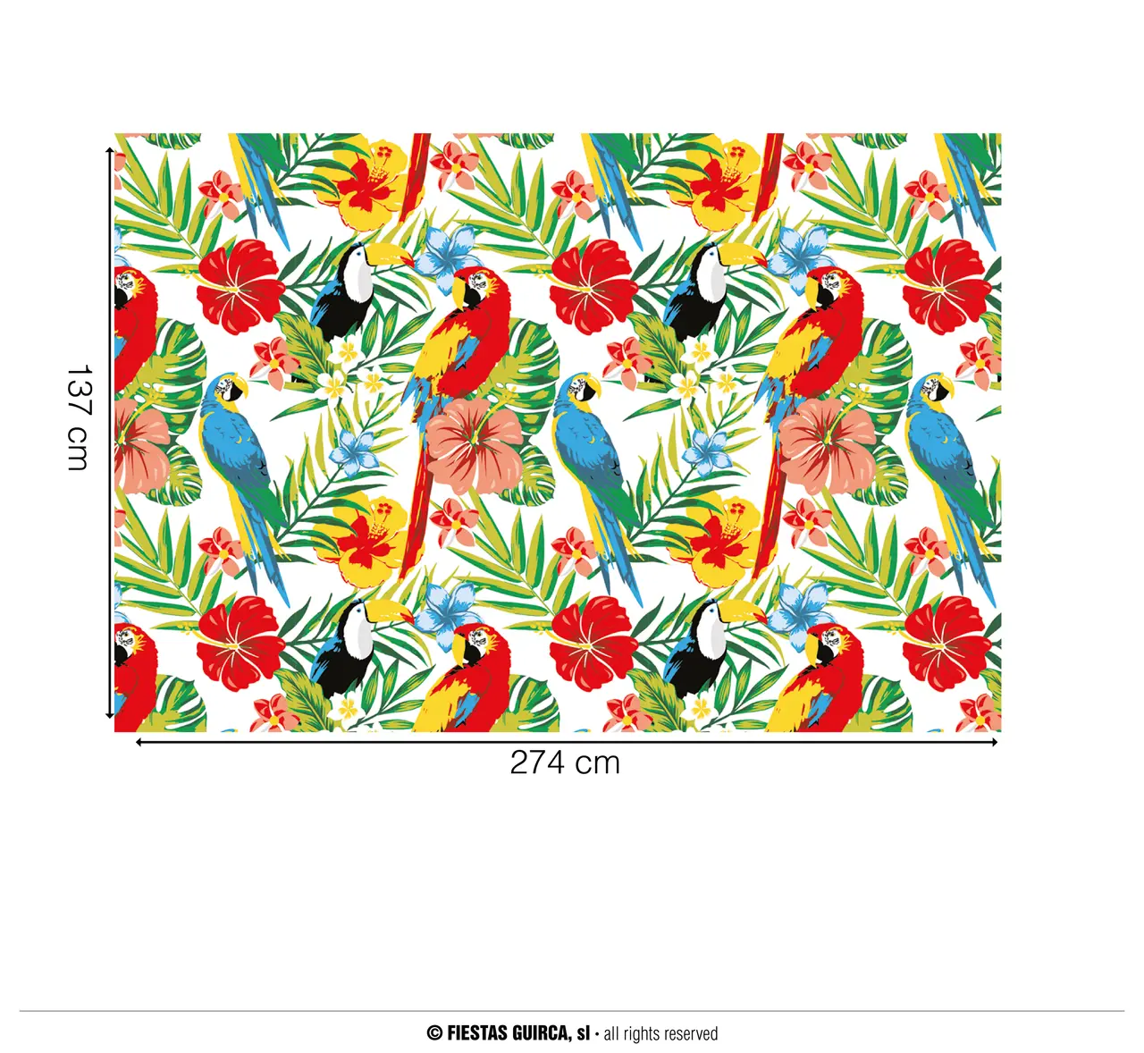 Hawaii-dug 137 × 274 cm