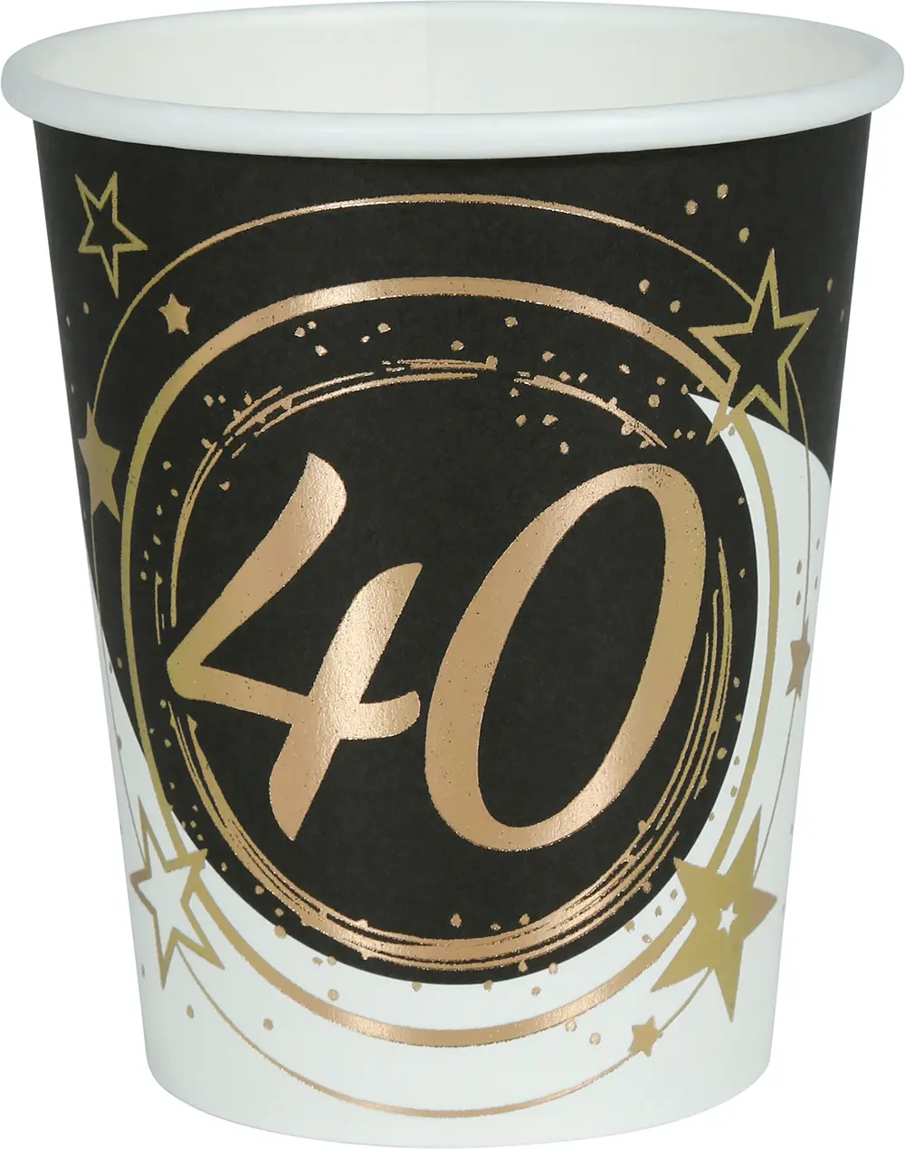 Pose med 6 bægre 40 år, 240 ml, 9 cm