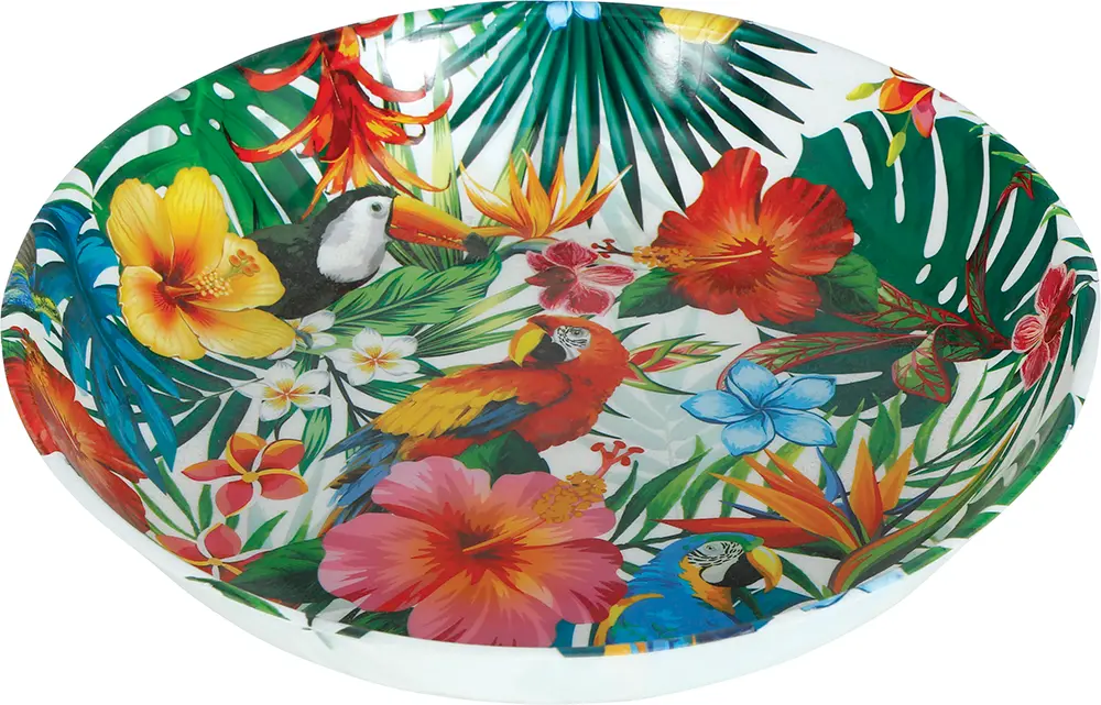 Hawaii-skål, 32 cm, plastik