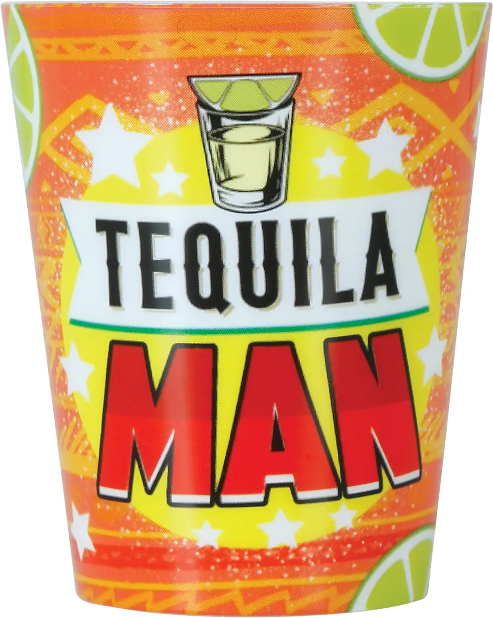 3 Tequila Man-shotglas, 5 × 6 cm