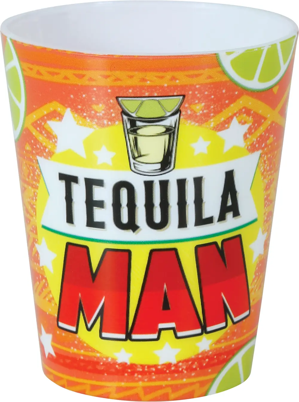 3 Tequila Man-shotglas, 5 × 6 cm