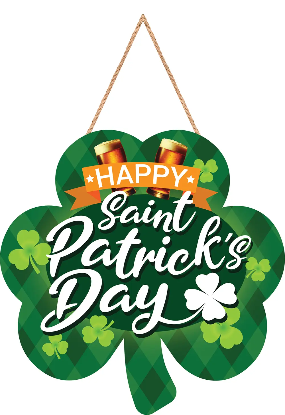 St. Patrick-skilt 28 × 28 cm