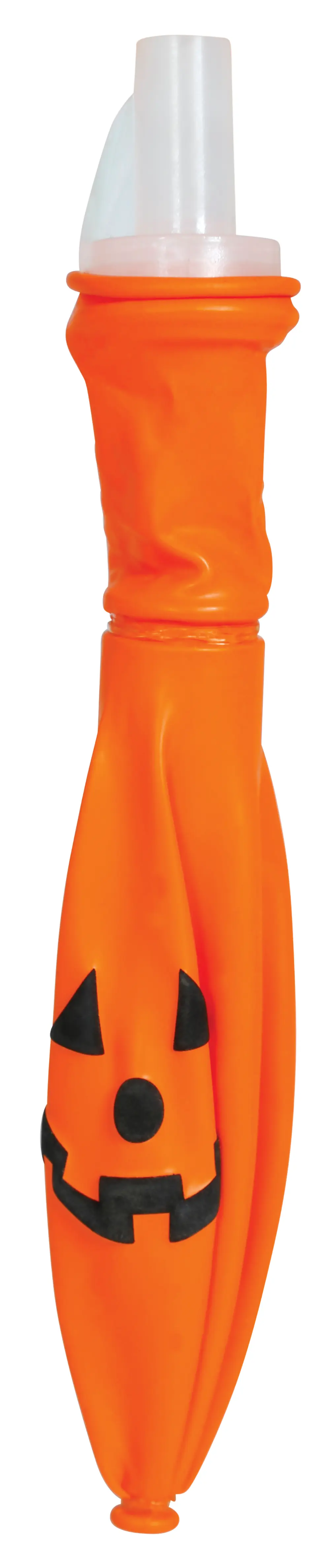 Pose med 5 græskarballoner med flerfarvet lys, latex, 20 cm