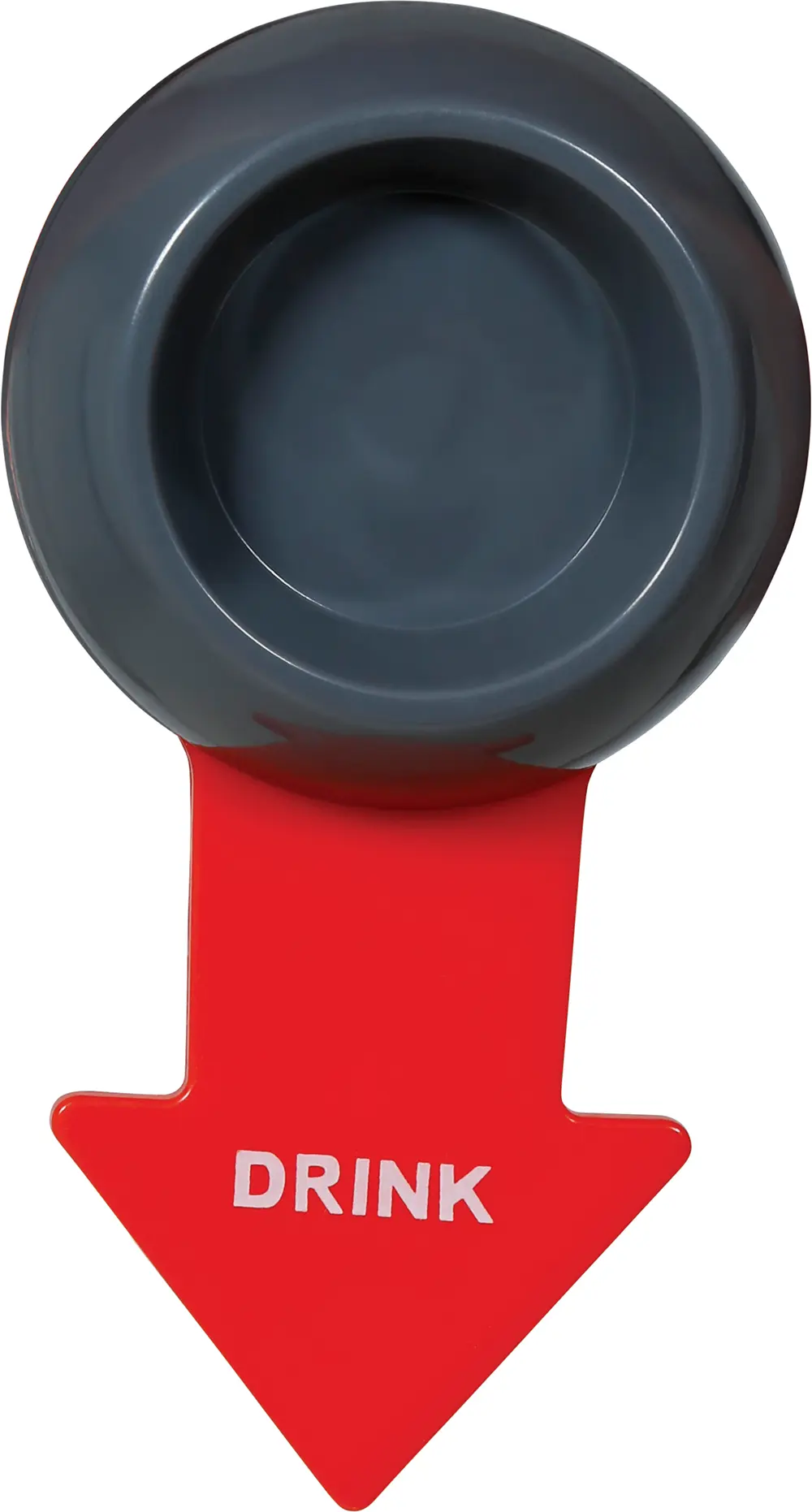 Drikkespil med roterende pil og shotglas 10 cm