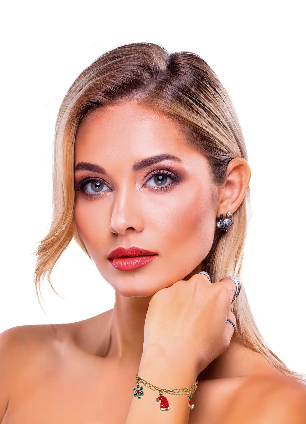Metalarmbånd med figur, model 40017