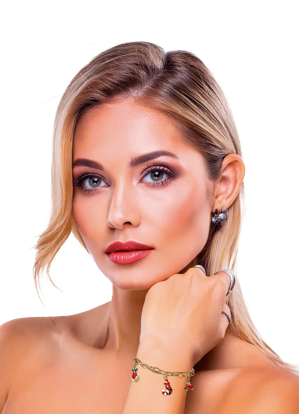 Metalarmbånd med figur, model 40018