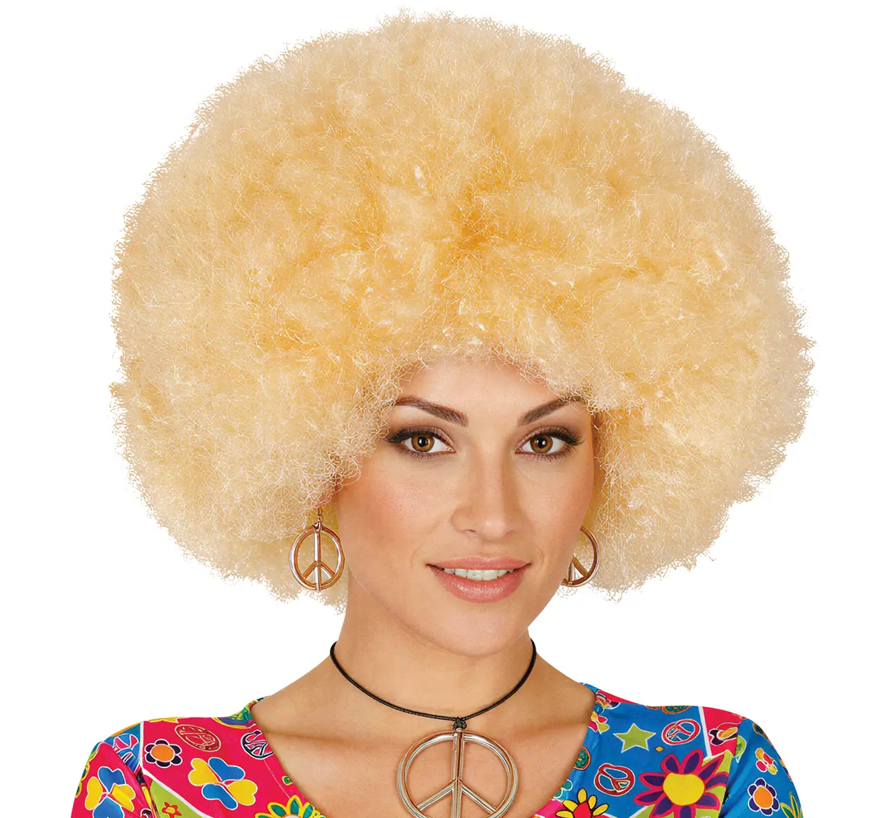Ekstra afroparyk, blond