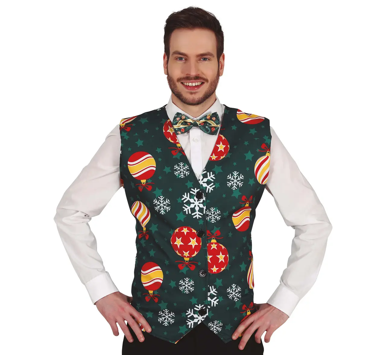 Vest med julepynt til voksne