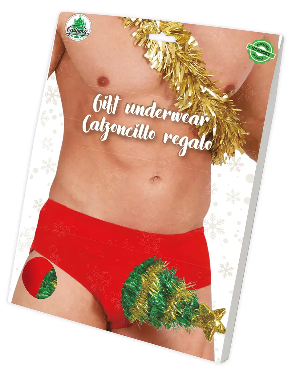 Underbukser med juletræ