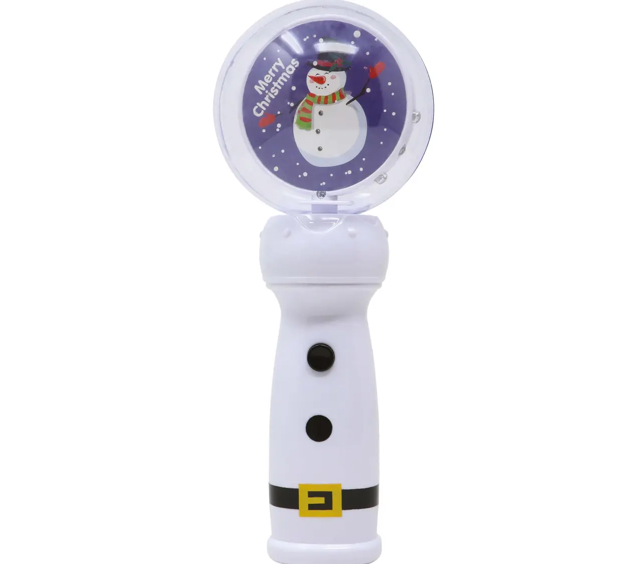 Tryllestav med snemandskugle og LED, 21 cm