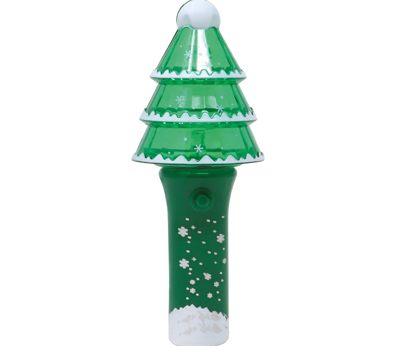 Tryllestav med juletræ og lys, 13 cm