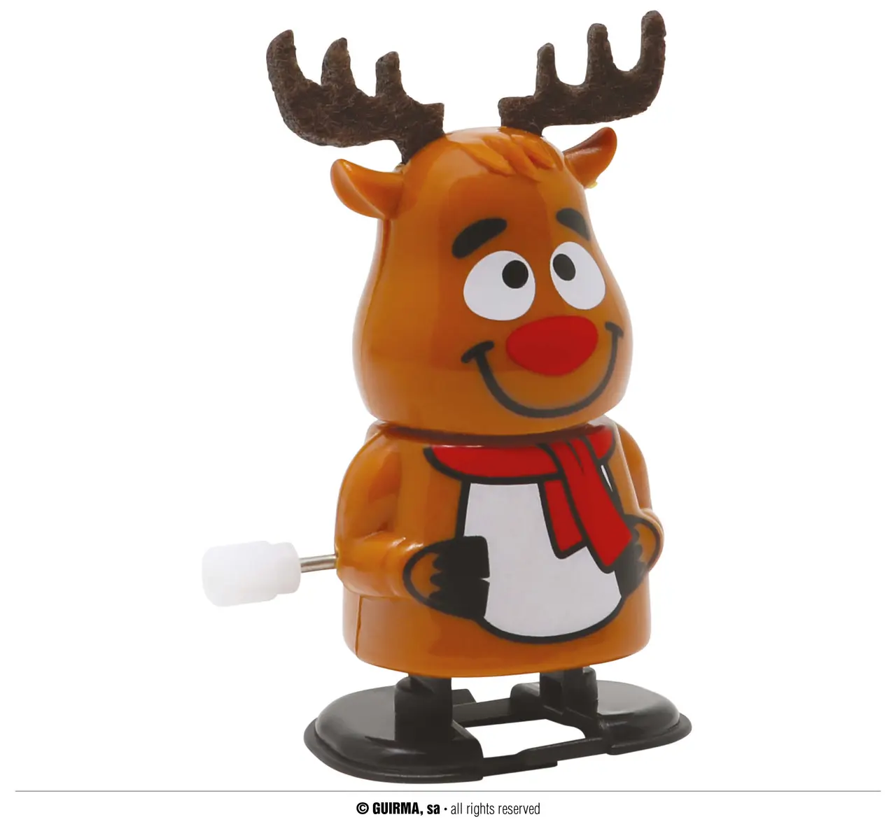 Assorteret gående julefigur, 6,5 cm