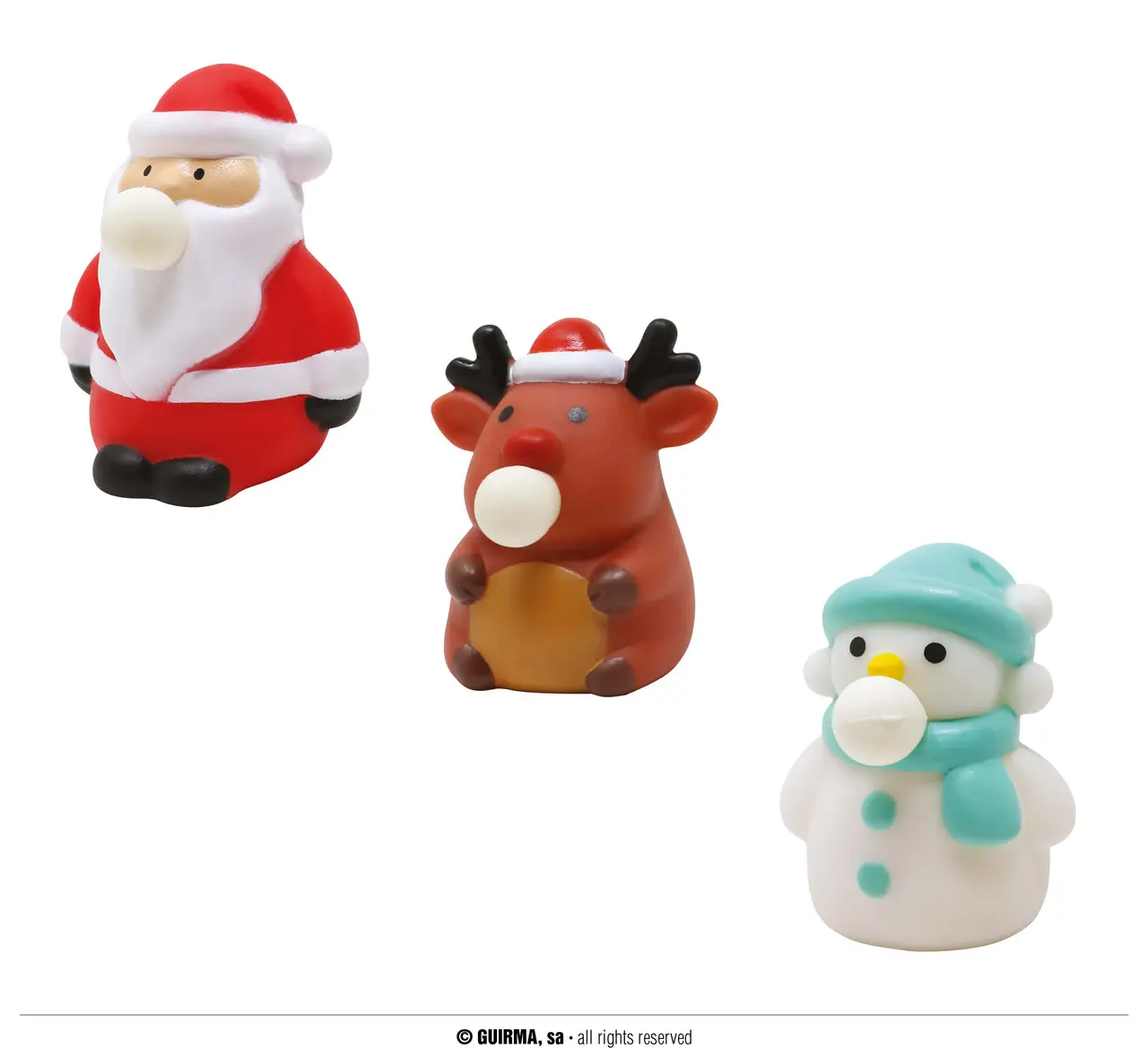 Julemandsfigur med kugle indeni, 7 cm
