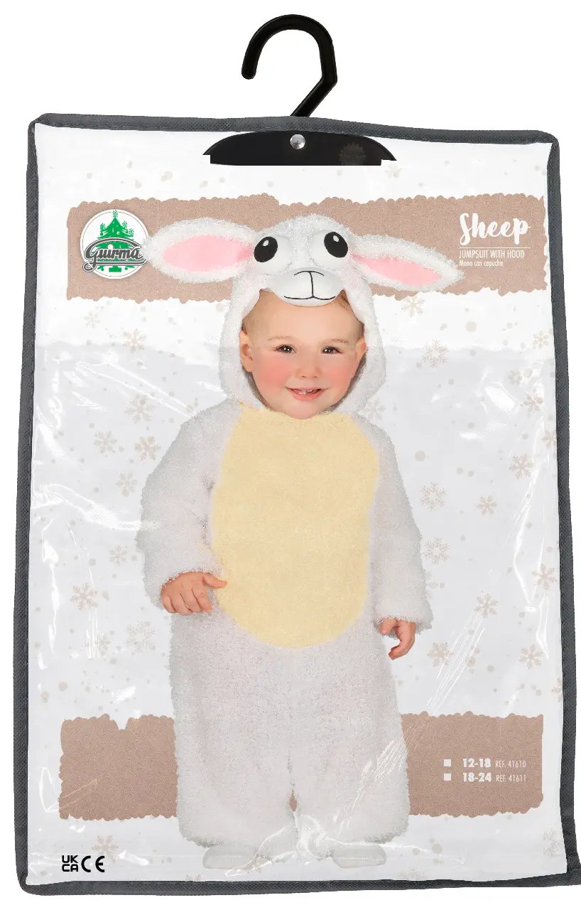 Lille får – kostume til baby