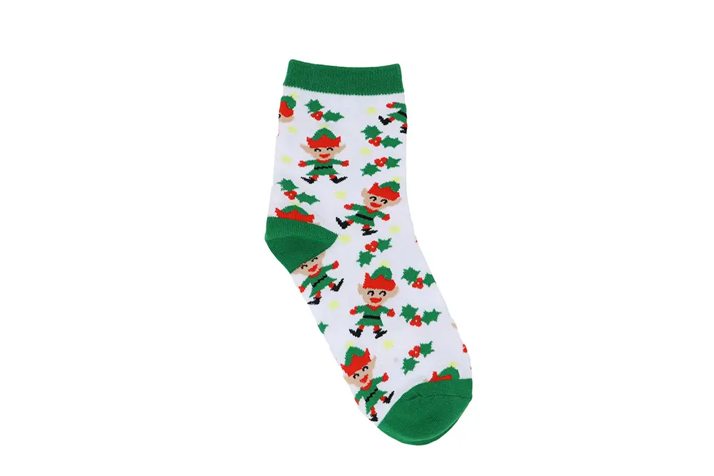 Julesokker med nisser til børn