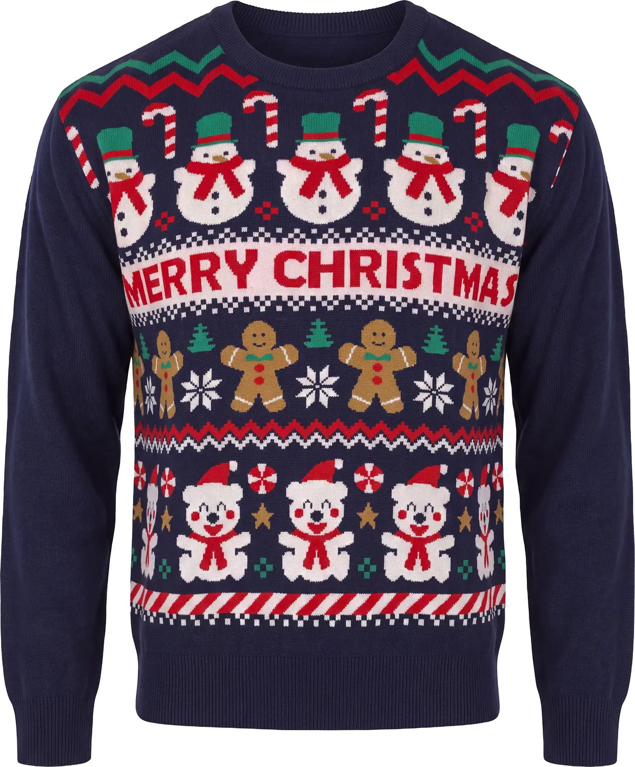 Julesweater med snemand til damer