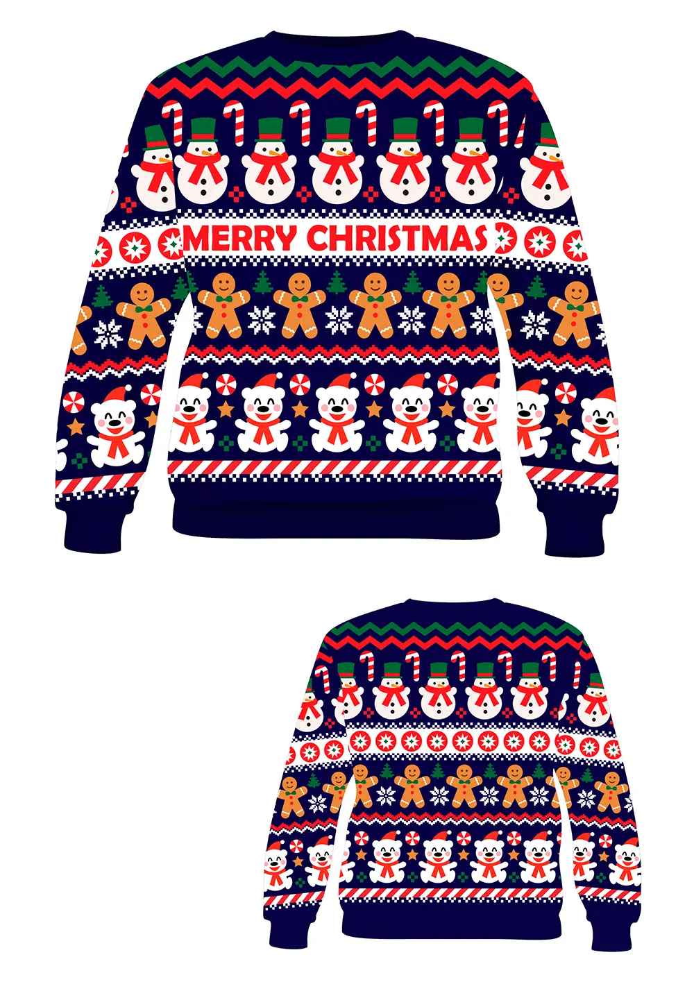 Julesweater "Snemand" til børn