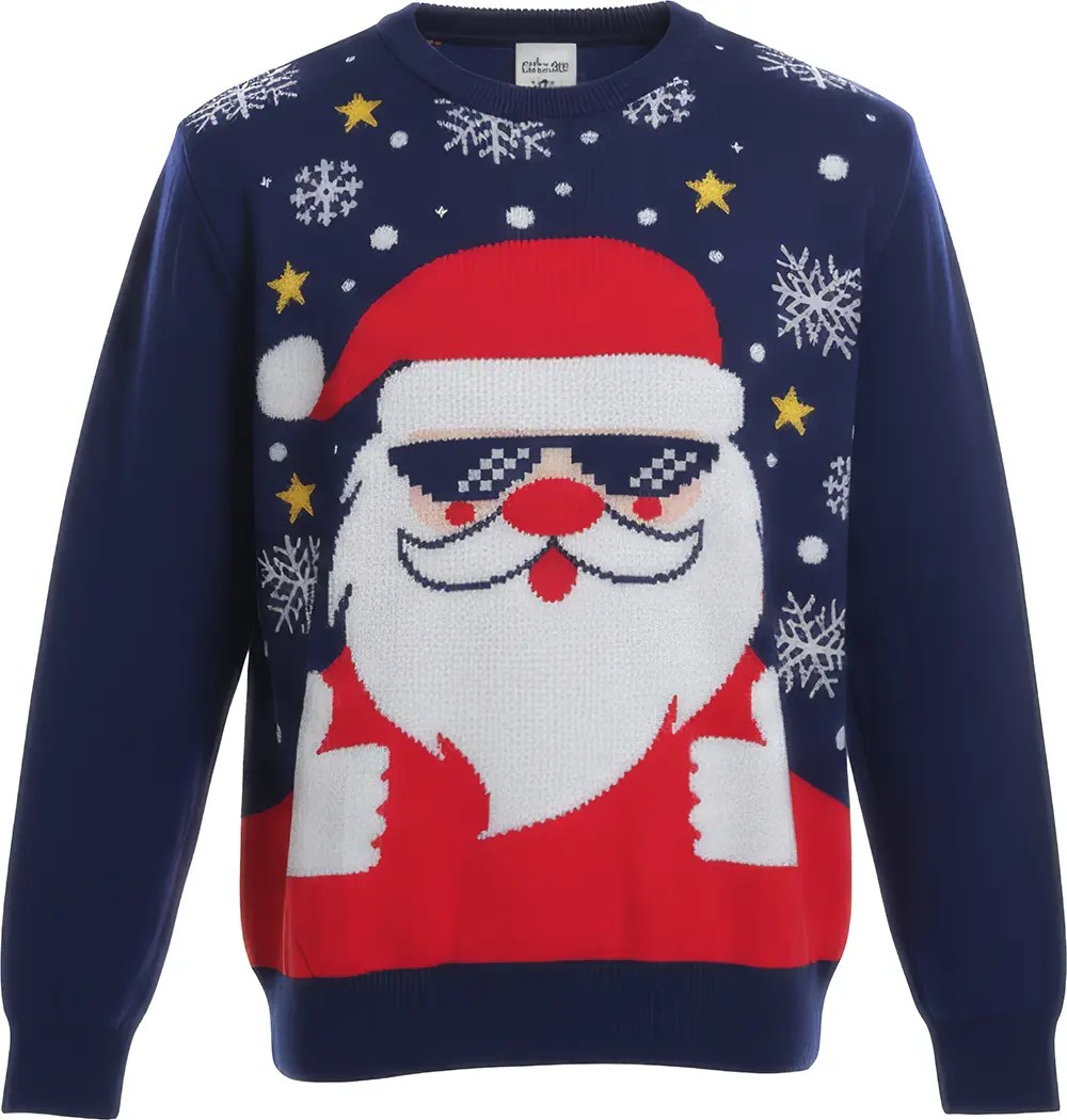 Julesweater med julemand til børn