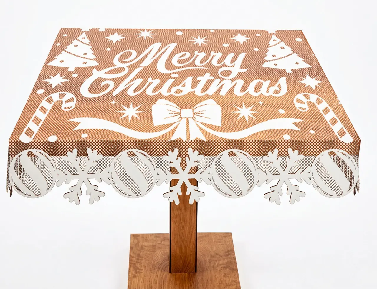 Ternet dug "Merry Xmas" 100 × 75 cm