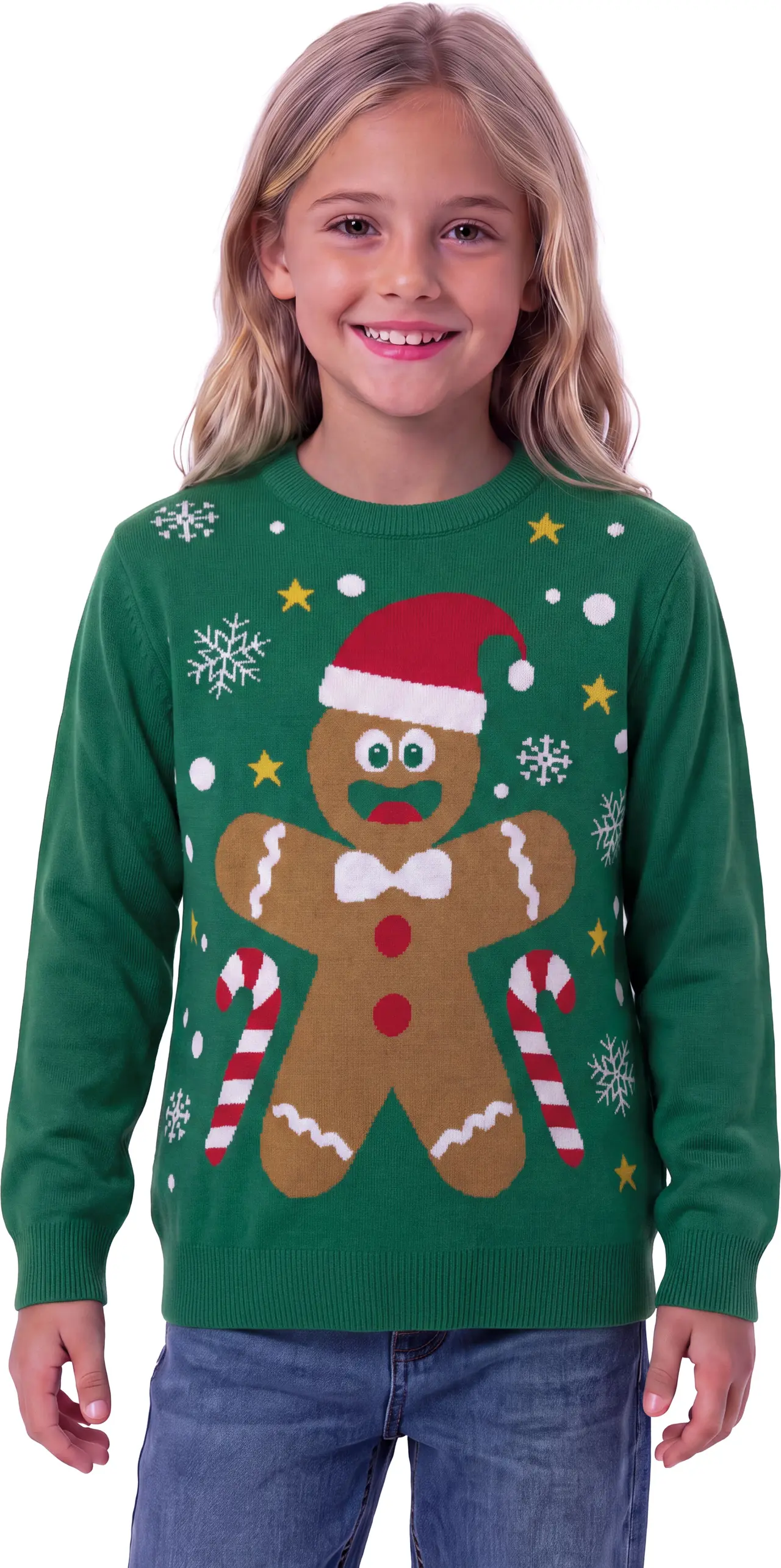 Julesweater med småkage til børn