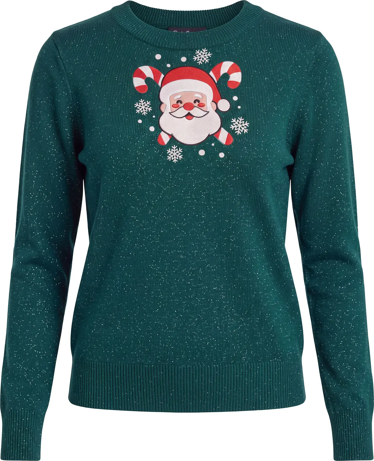 Julesweater med "Noel" i glitter til børn