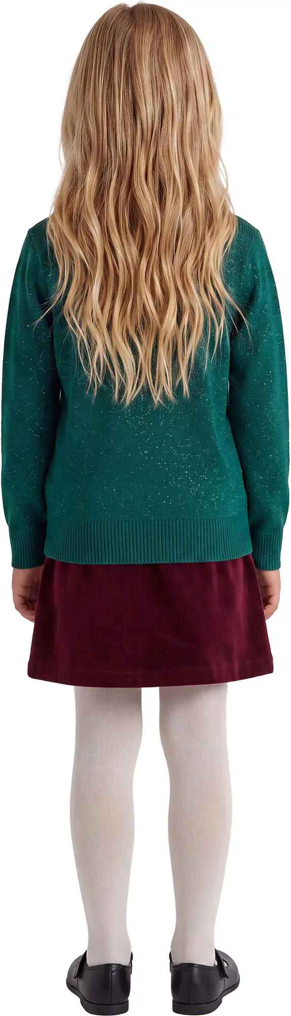 Julesweater med "Noel" i glitter til børn