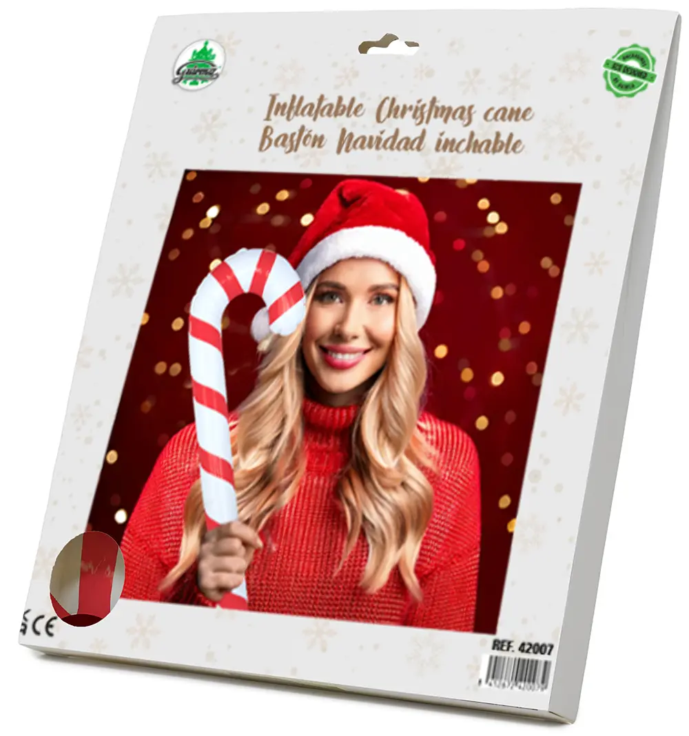 Oppustelig julestok 90 cm
