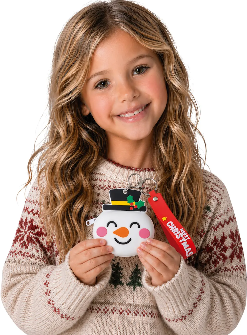 Lil Xmas møntpung, snemand, til børn