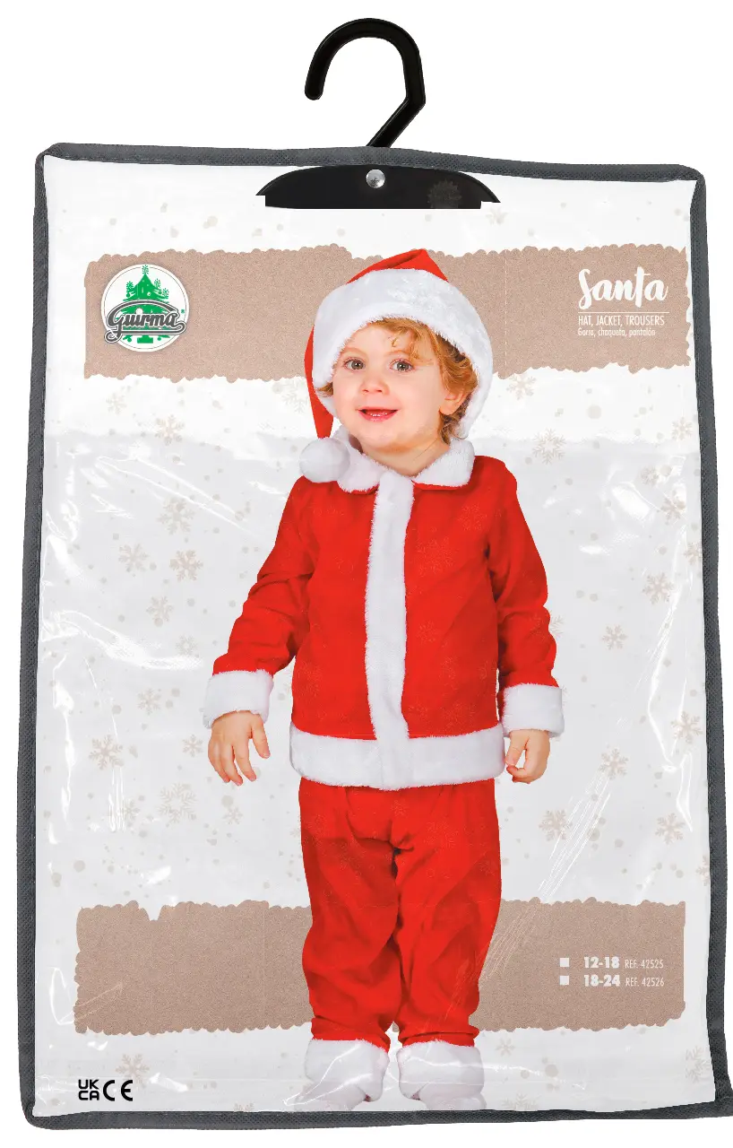 Julemand – kostume til baby, model 42525