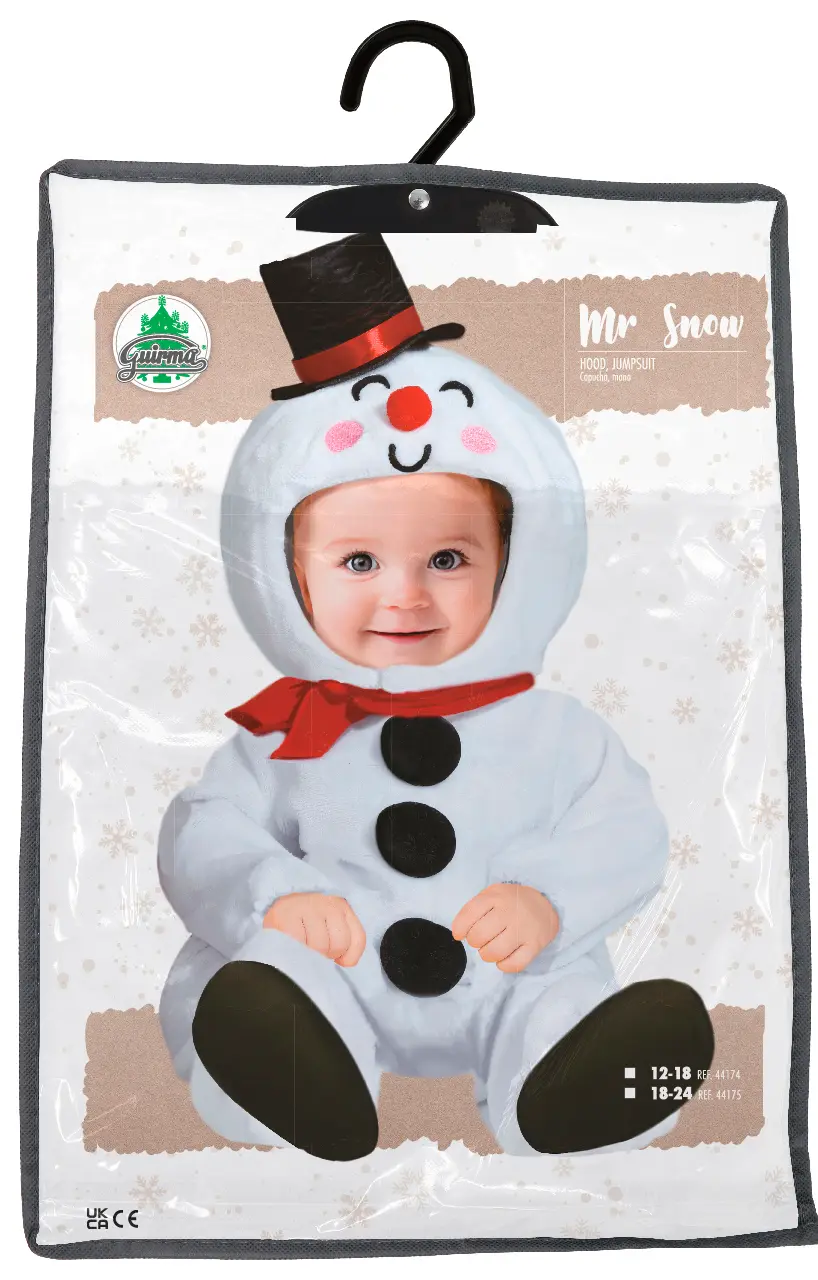 Hr. Sne – kostume til baby