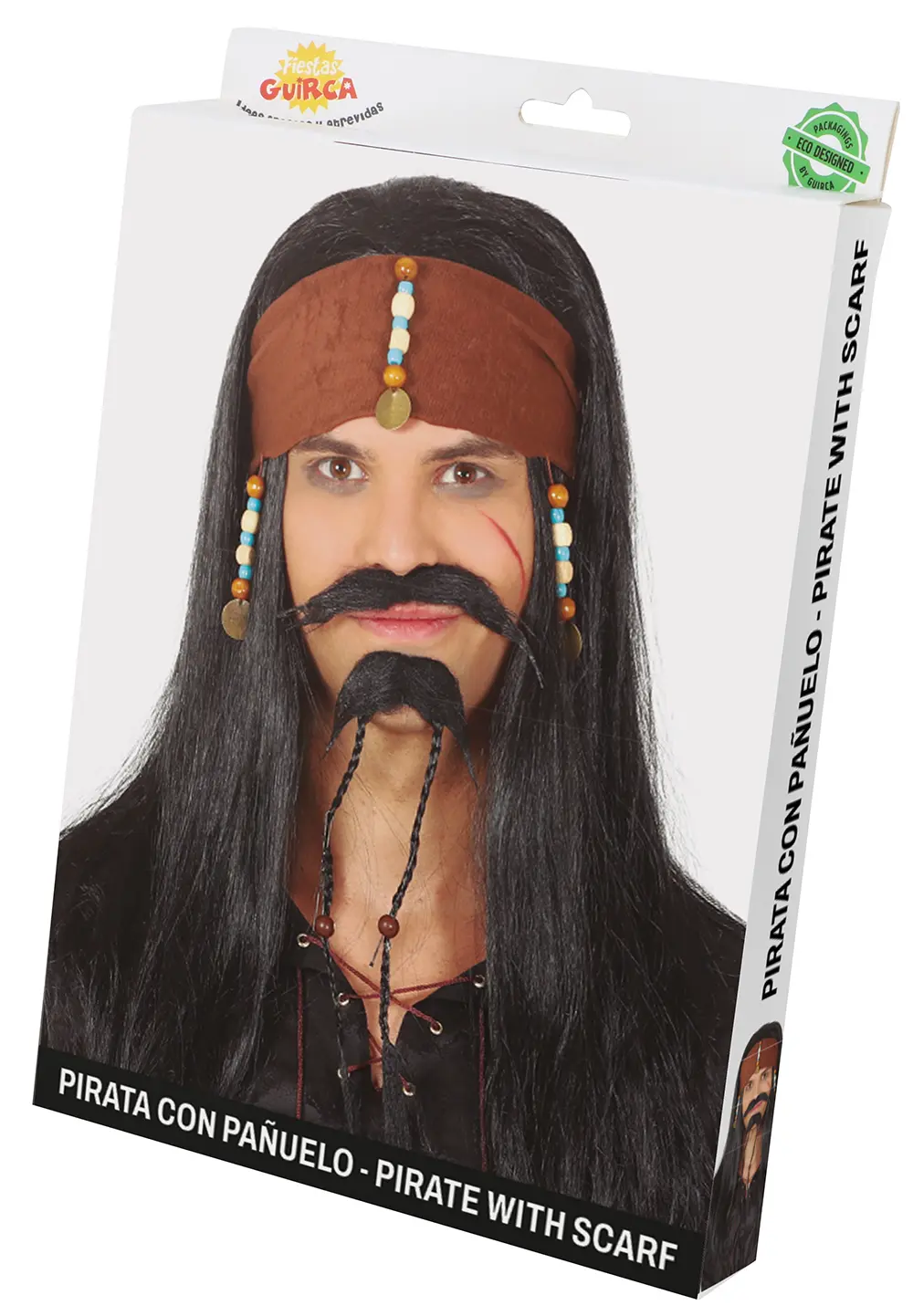 Piratparyk med tørklæde (i æske)