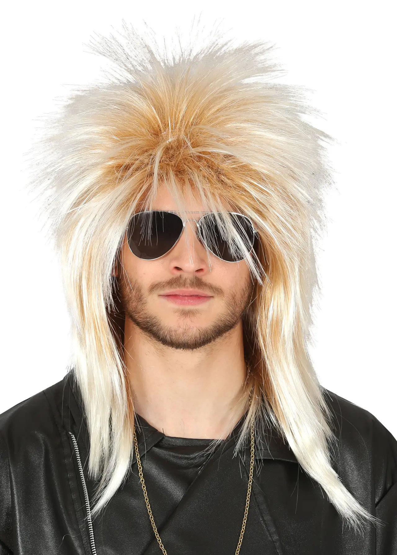 Blond rockerparyk (i æske)
