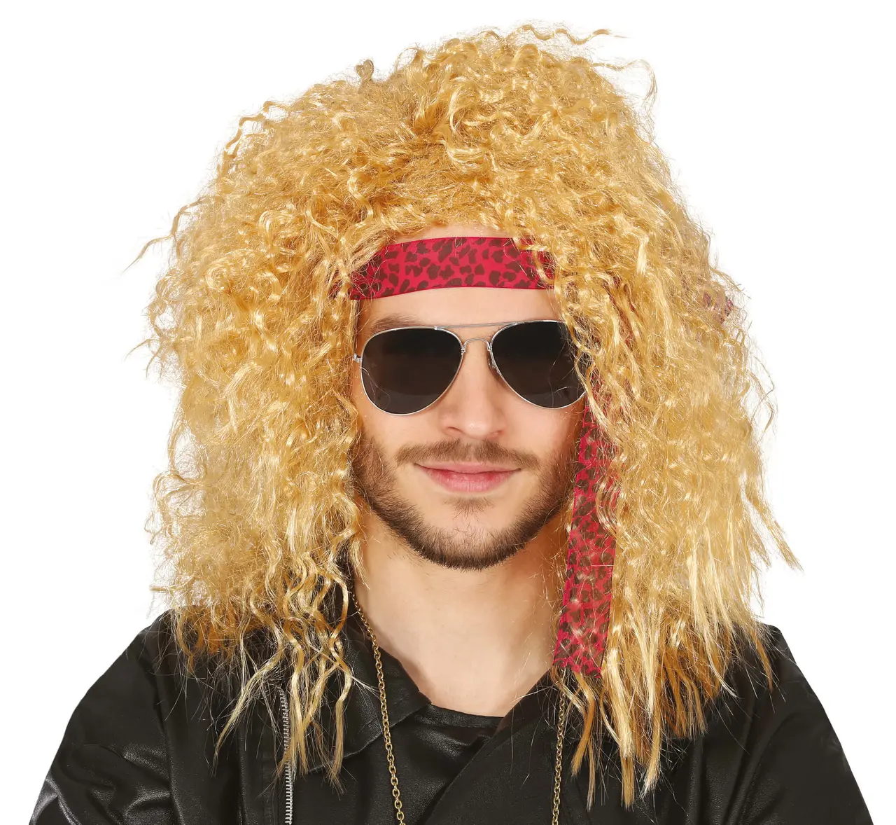 Blond lang rockparyk (i æske)