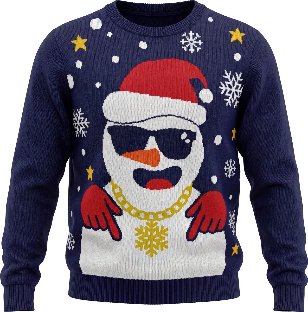Julesweater med sej julemand til damer