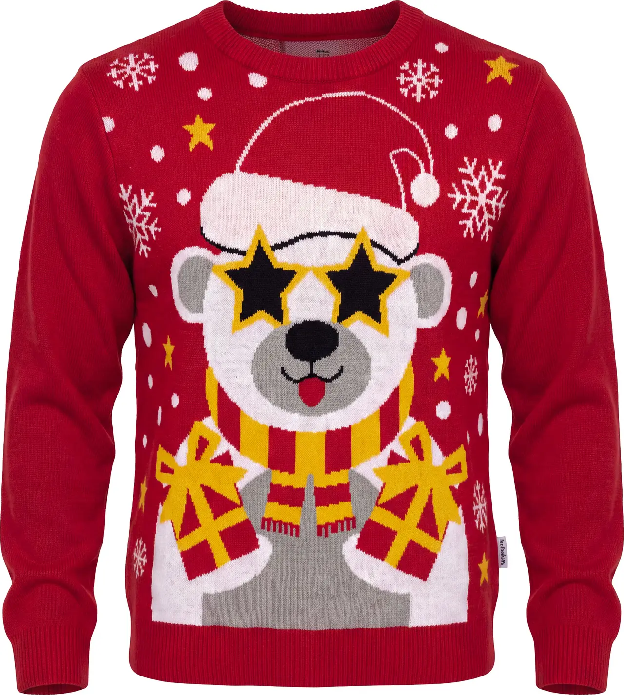 Julesweater med isbjørn til damer