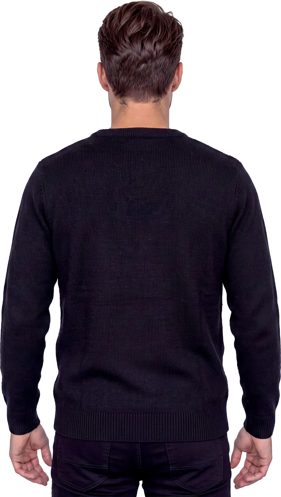 Julesweater med grønt monster til herrer