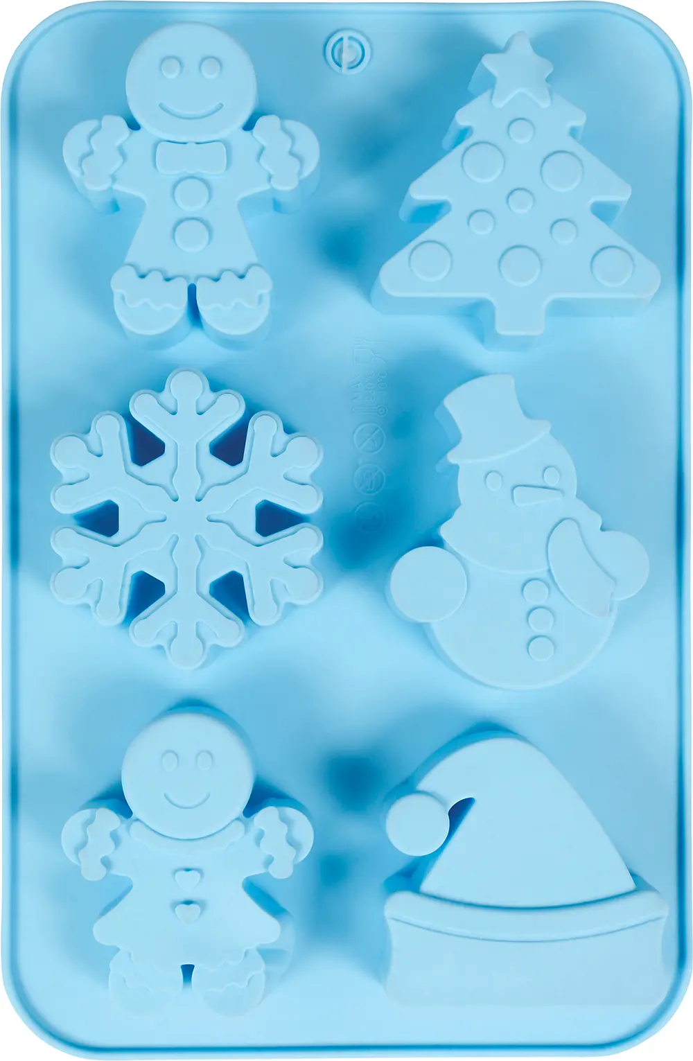 Silikoneform til 6 småkager, 16 × 25 cm