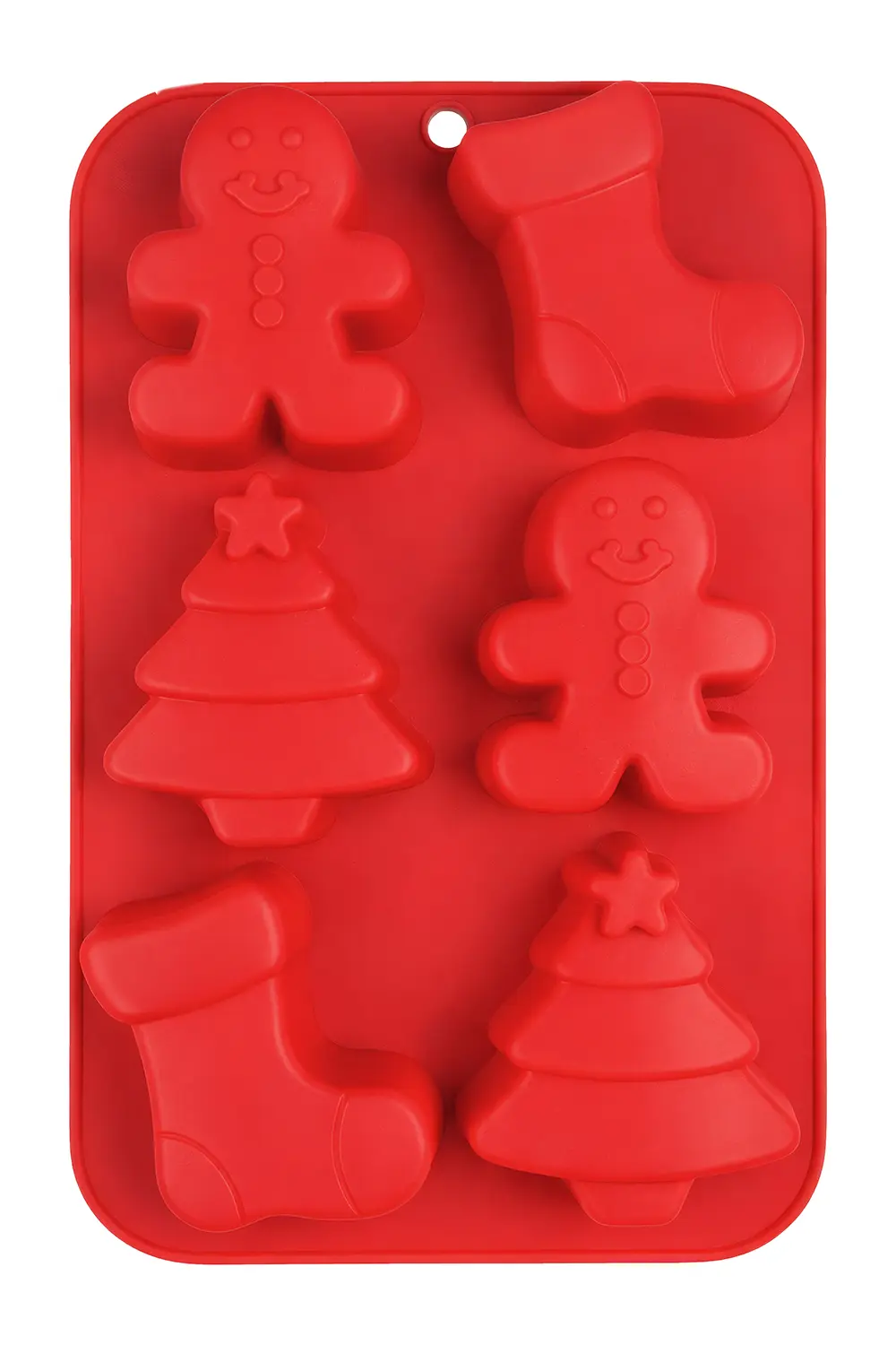 Silikoneform til 6 småkager, 17 × 26 cm