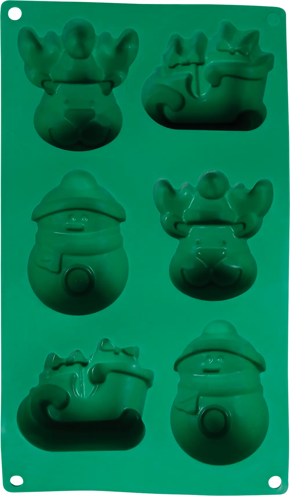 Silikoneform til 6 småkager, 17 × 29 cm