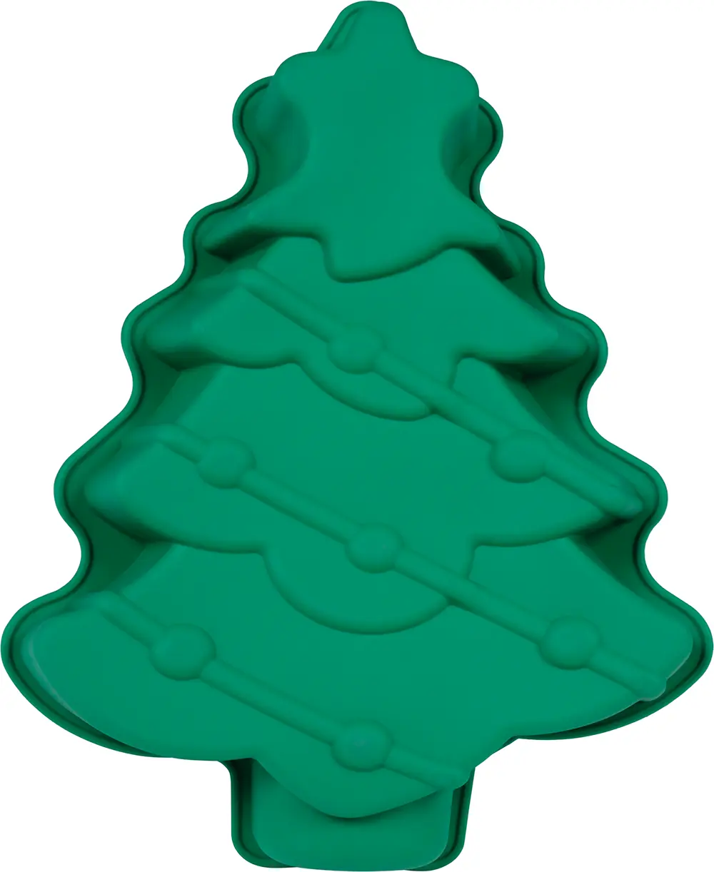 Kageform, juletræ, 21 × 30 cm