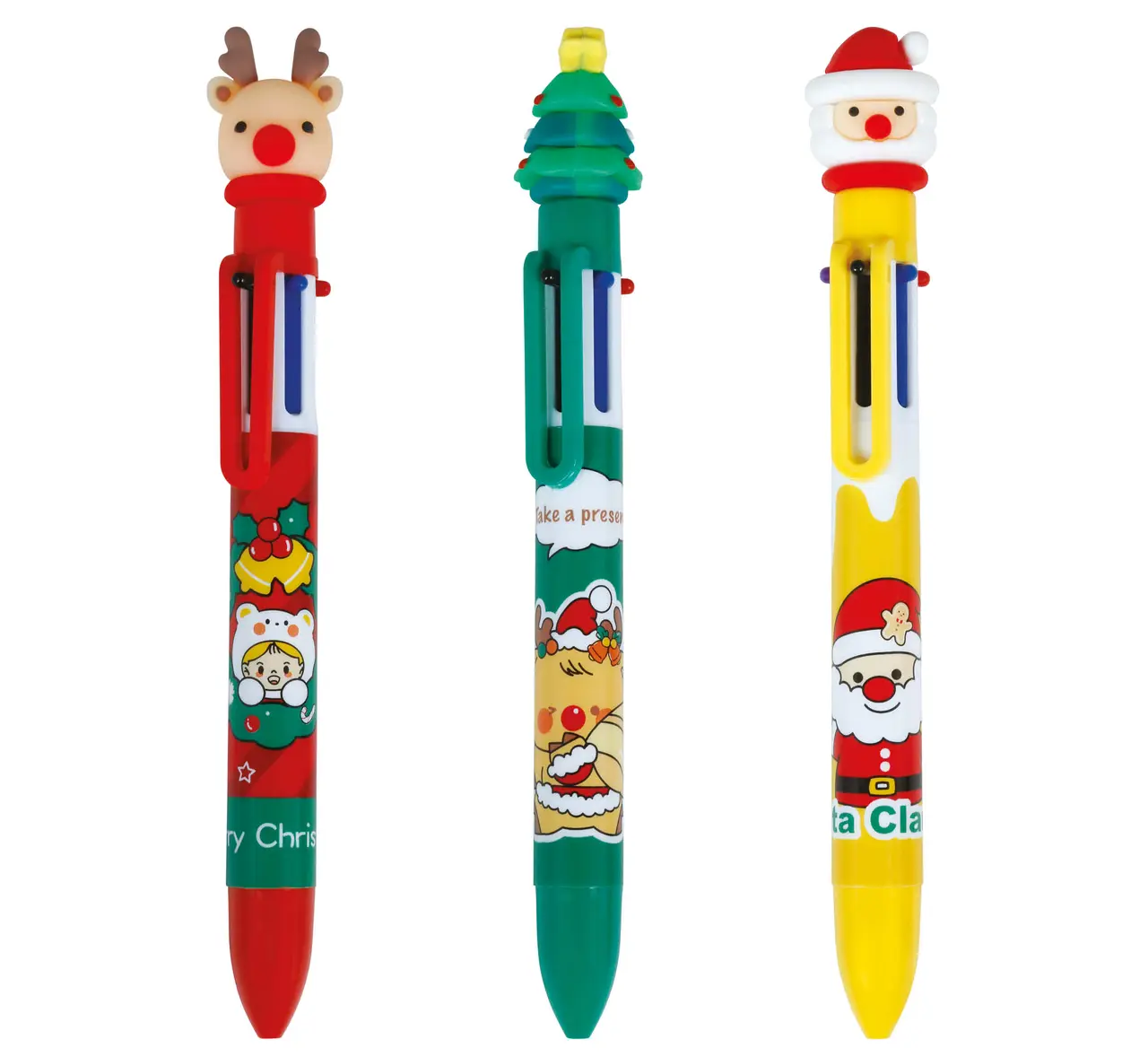 Assorteret pen med 4 farver, 17 cm
