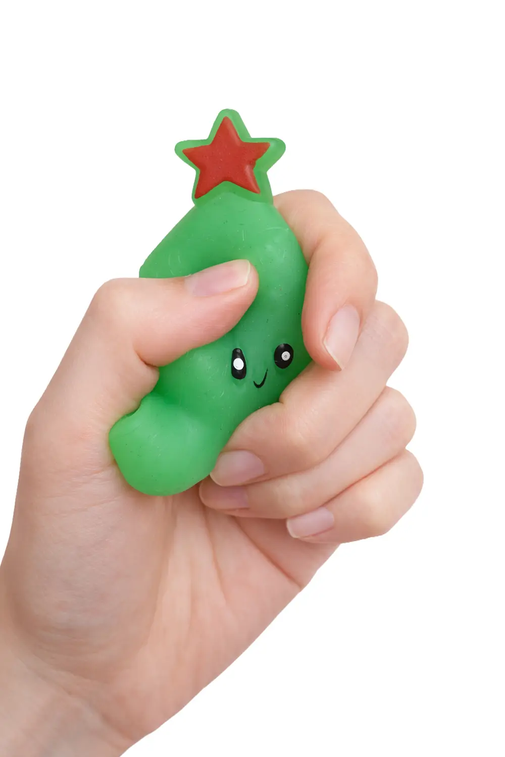 Assorteret julefigur i gummi, 7 × 5 cm