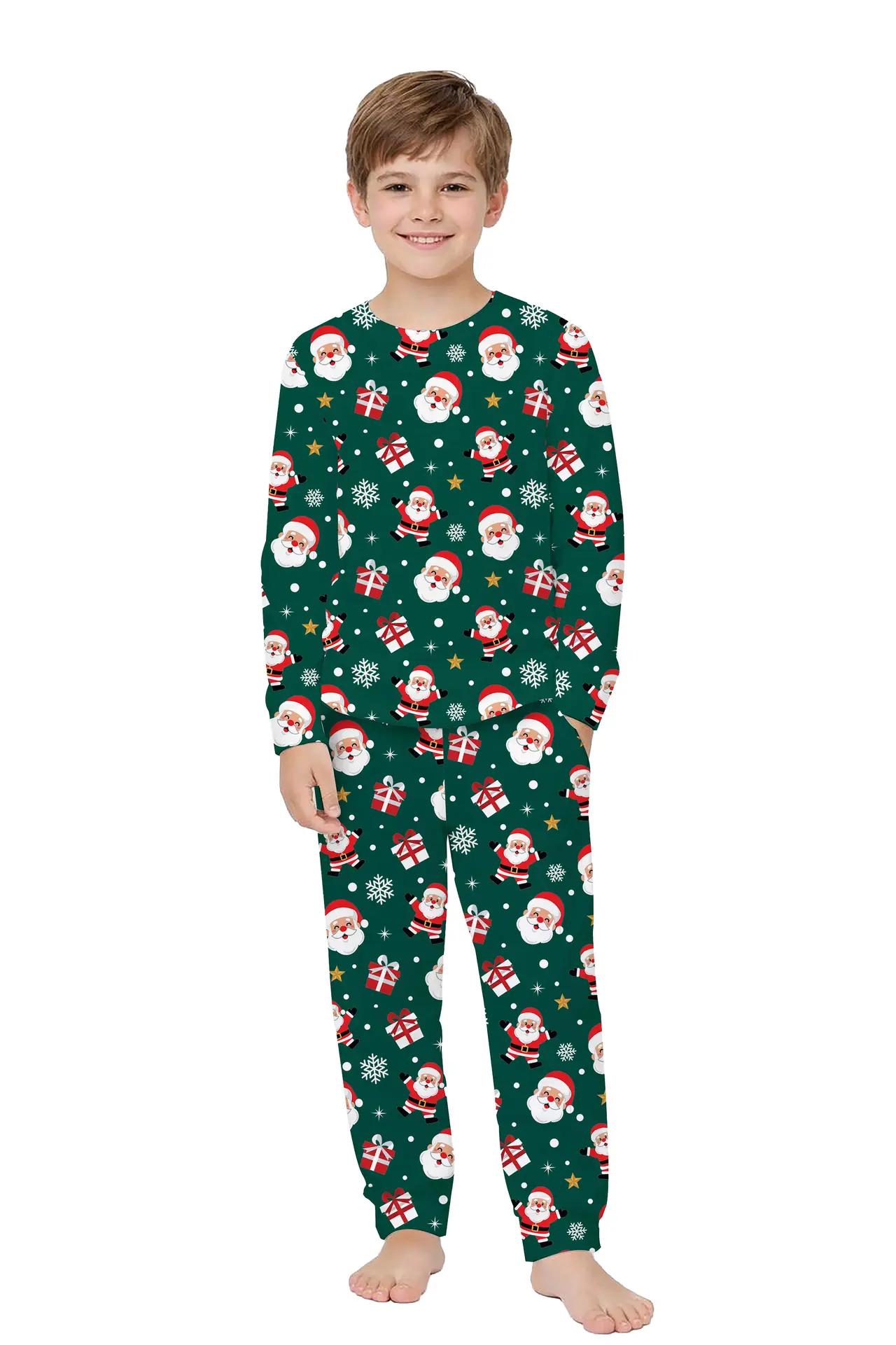 Todelt julepyjamas til børn