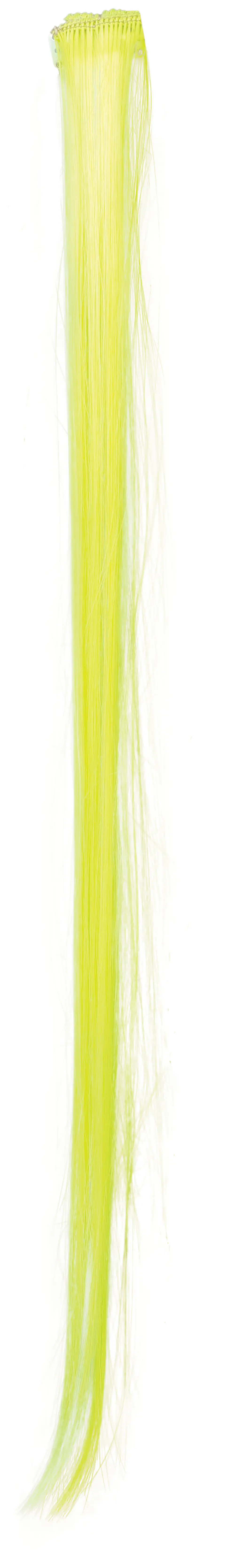 3 hår-extensions, 50 cm, gul