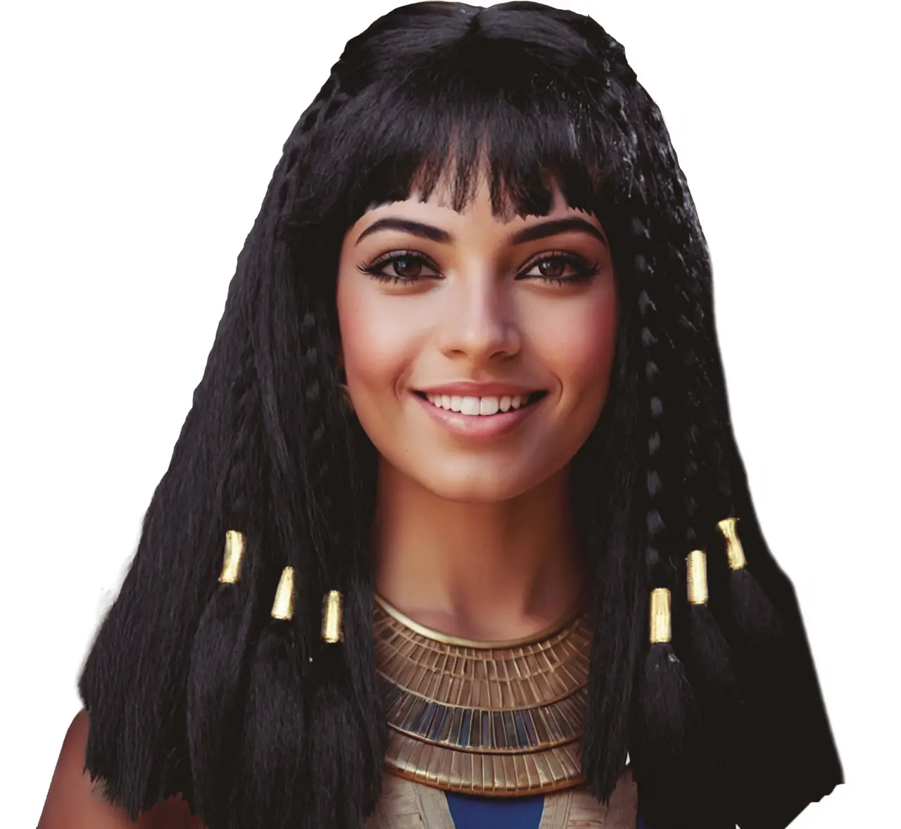 Sort egyptisk dronningeparyk