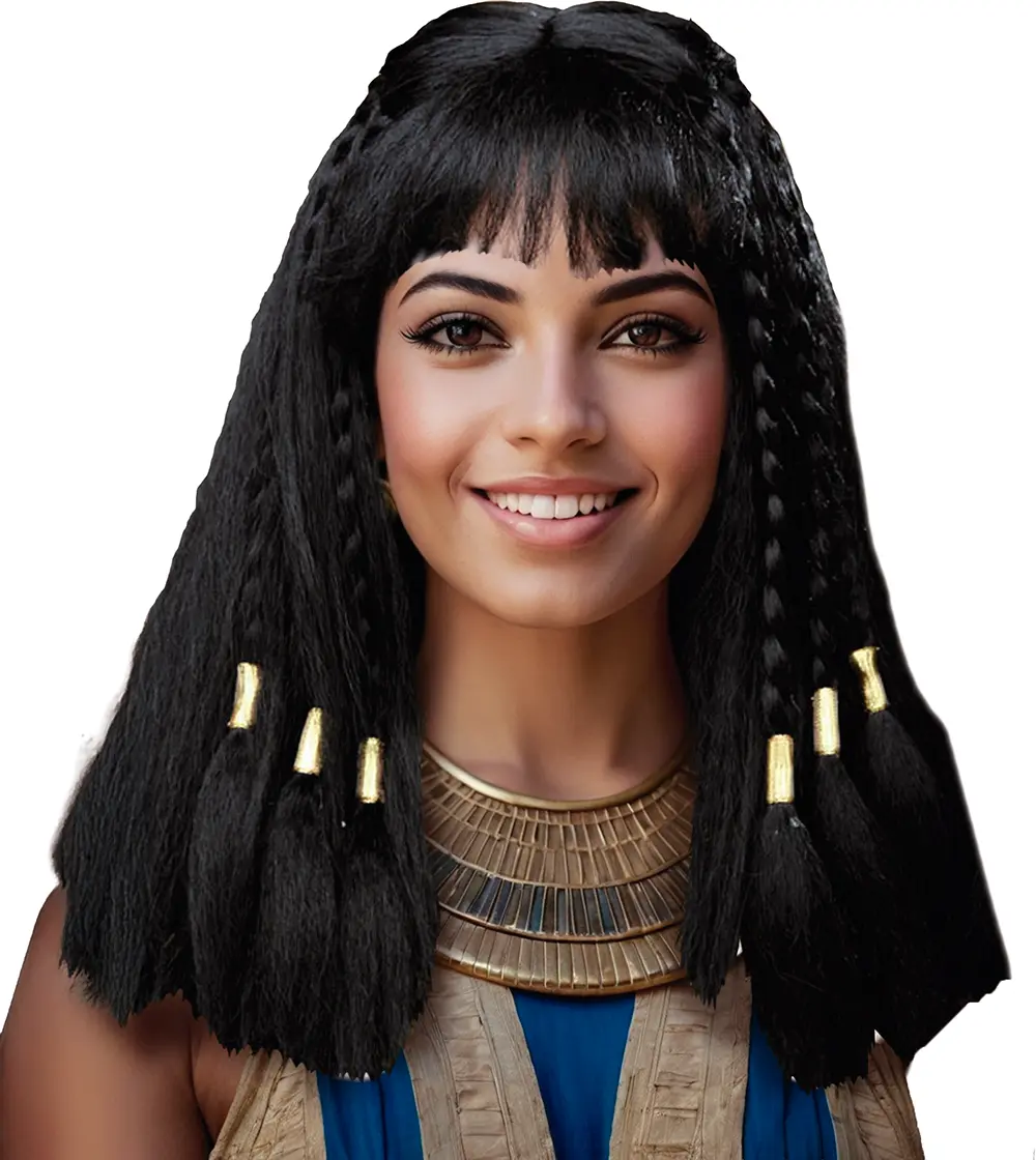 Sort egyptisk dronningeparyk