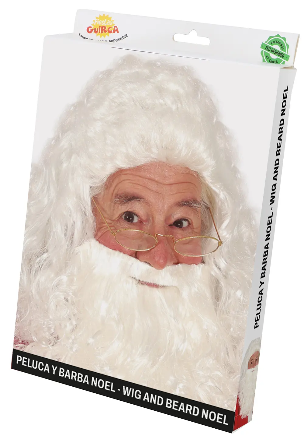Julemandsparyk og skæg (i æske)
