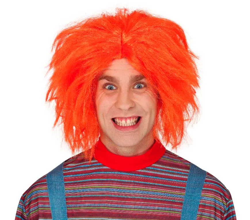 Orange paryk (i æske)