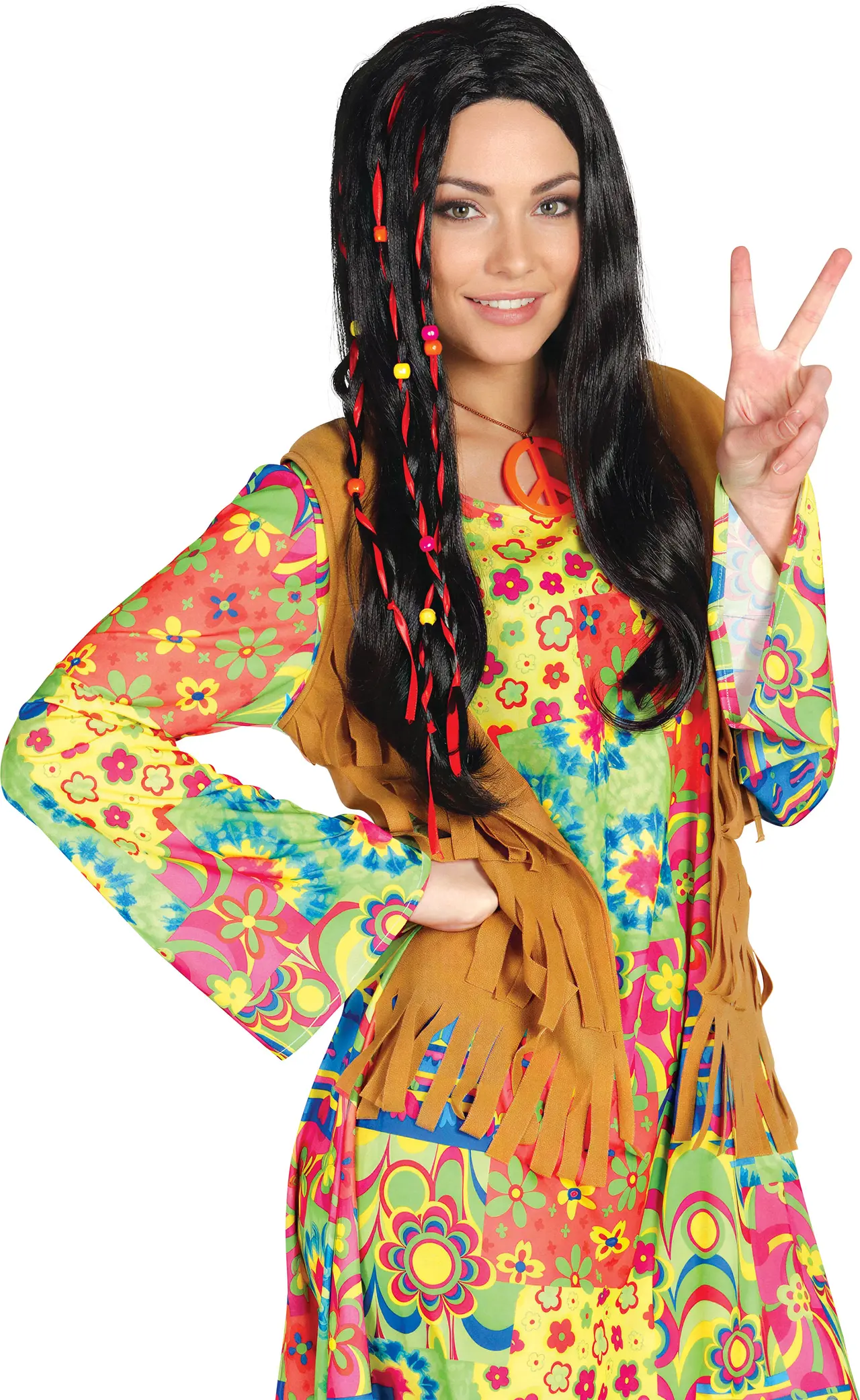 Sort hippieparyk (i æske)